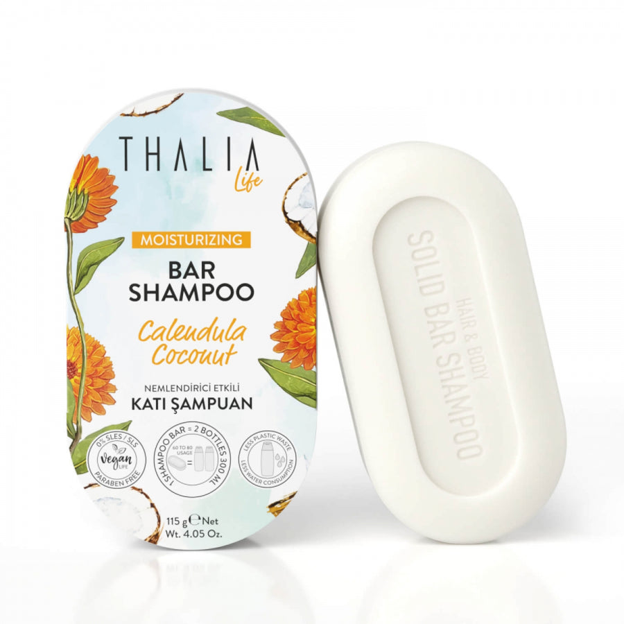 Thalia Hydrating Callendula & Coconut Bar Shampoo 115 g