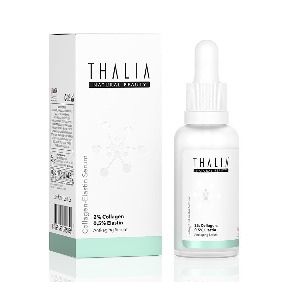 Thalia Peptide Anti-Aging Skin Care Serum 2% COLLAGEN & 0.5% ELASTIN - 30 Ml