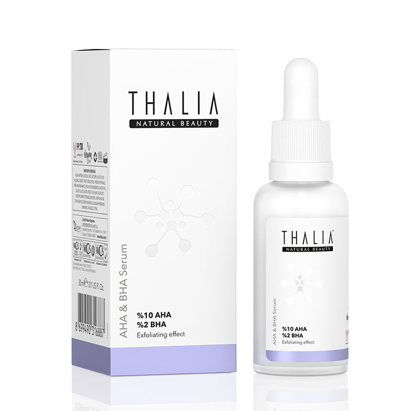 Thalia Canlandırıcı Cilt Tonu Pürüzsüzleştirici Yüz Peeling Serumu %10 AHA + %2 BHA - 30 ml