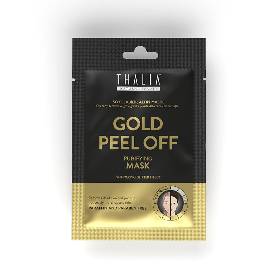 Thalia Radiant Peel Off Altın Peeling Yüz Maskesi 15mL. 5x 15 mL KİT.