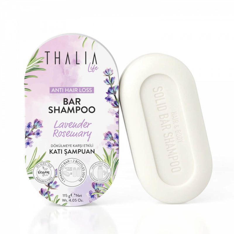 Thalia Anti-Hair Loss Lavender &amp; Rosemary Bar Shampoo 115g