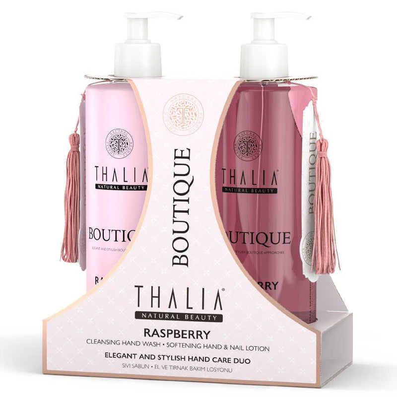 Thalia Duo Care Framboos Handverzorgingsset - 2x 400 ml - Thalia Cosmetics